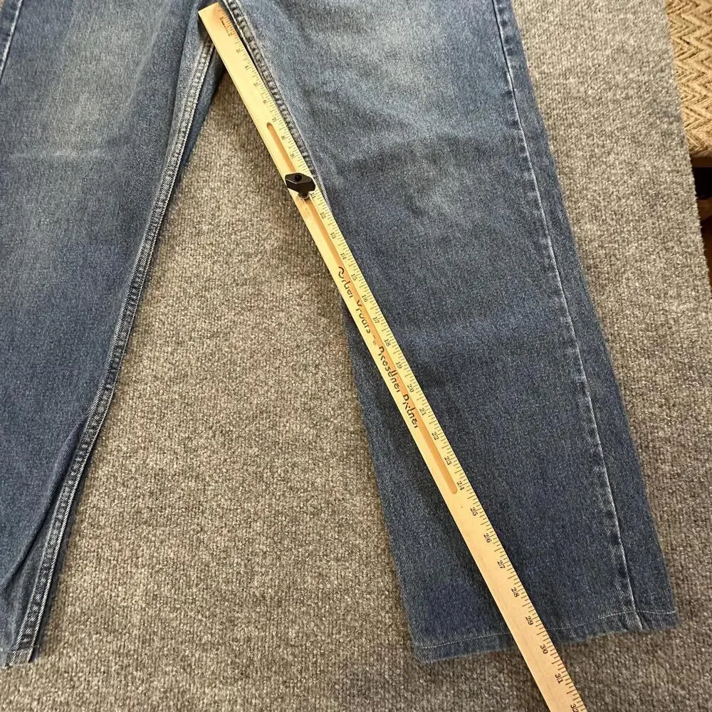 Levis 505 Regular Fit‎ Straight Leg Jeans Mens 42x32 Blue Denim 100% Cotton